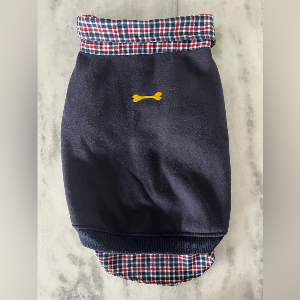 Blue dog sweater